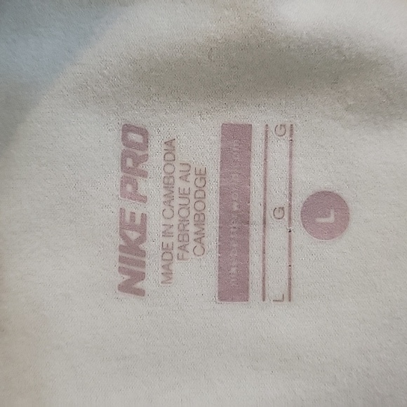 Nike Pro quarter zip long sleeve pull over womens size L - Picture 8 of 10